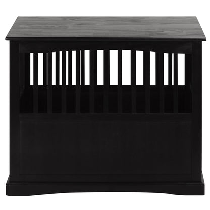 Pet Crate End Table-Black