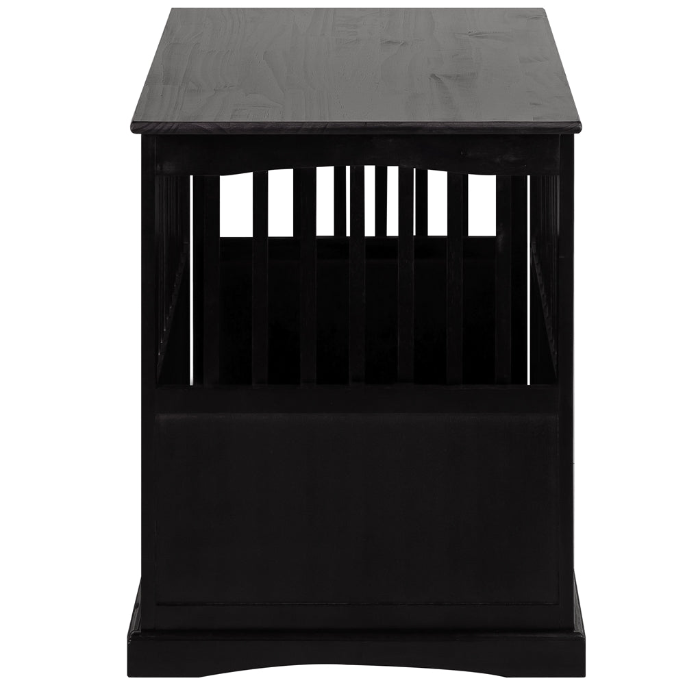 Pet Crate End Table-Black