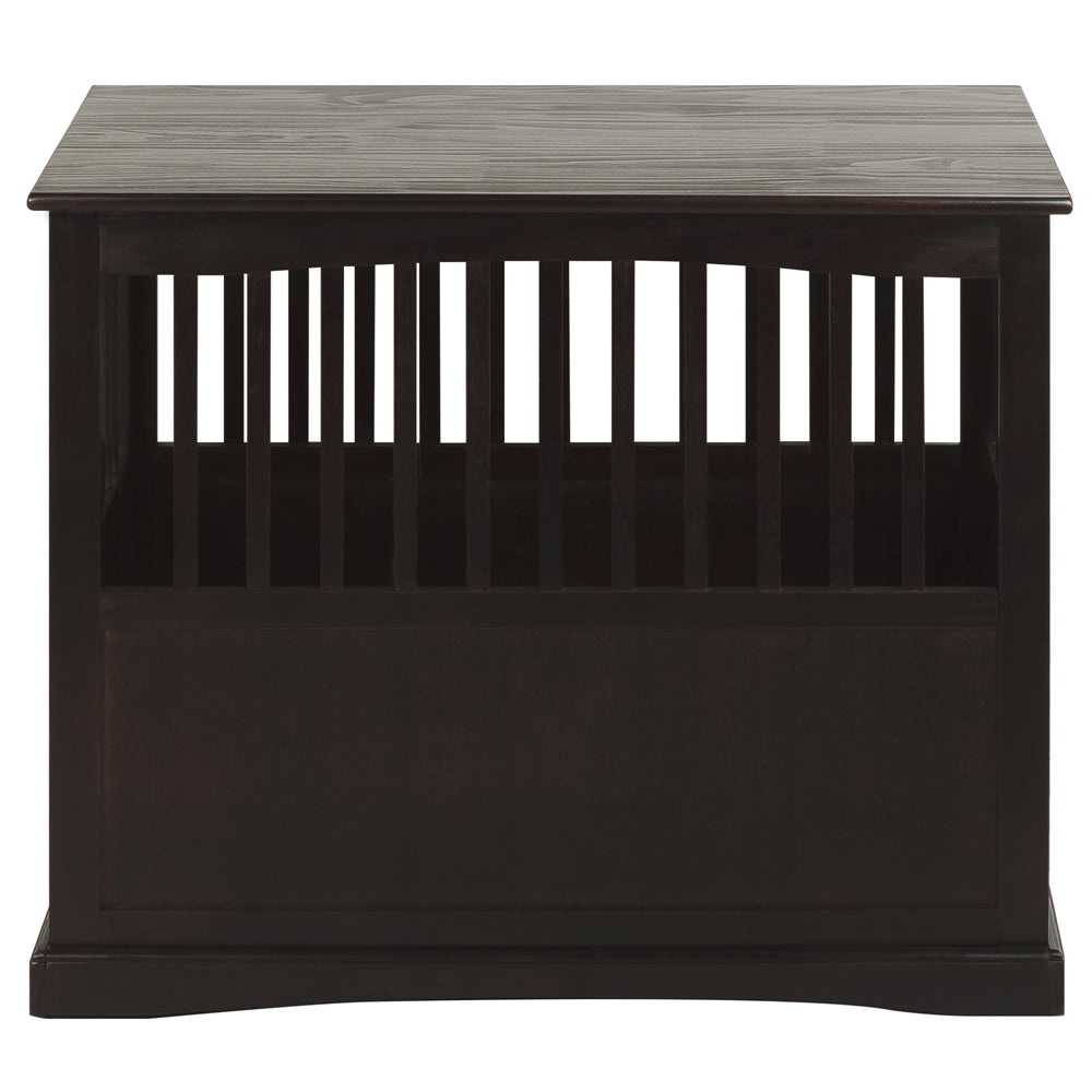 Pet Crate End Table-Espresso
