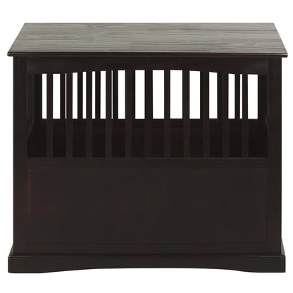 Pet Crate End Table-Espresso