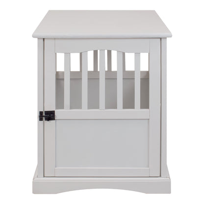 Pet Crate End Table-White