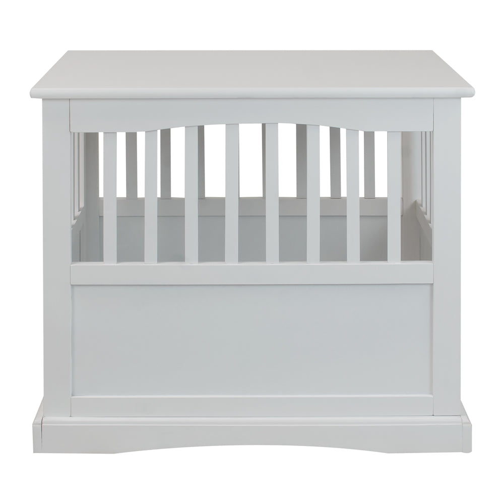 Pet Crate End Table-White
