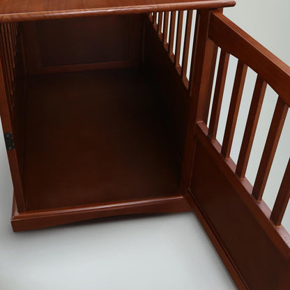 Pet Crate End Table - Walnut