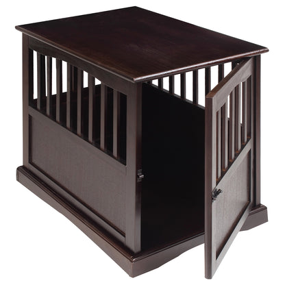 Pet Crate End Table-Espresso