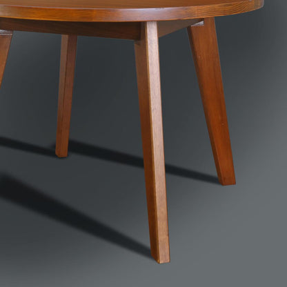 Genuine 24" Round Coffee Table with Solid American Gum - Sweet Oak