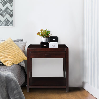 Notre Dame Night Stand with Usb Port-Espresso