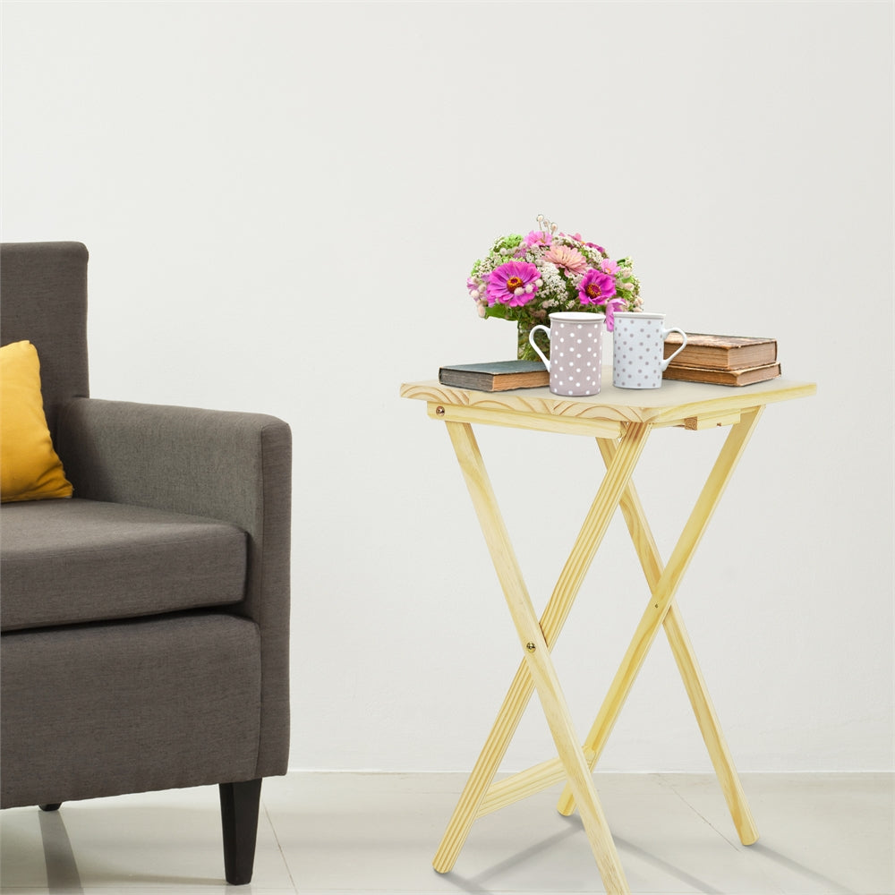 5pcs Tray Table Set-Natural