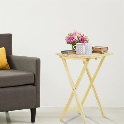 5pcs Tray Table Set-Natural