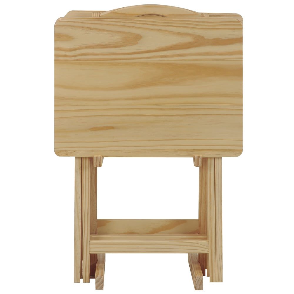 5pcs Tray Table Set-Natural