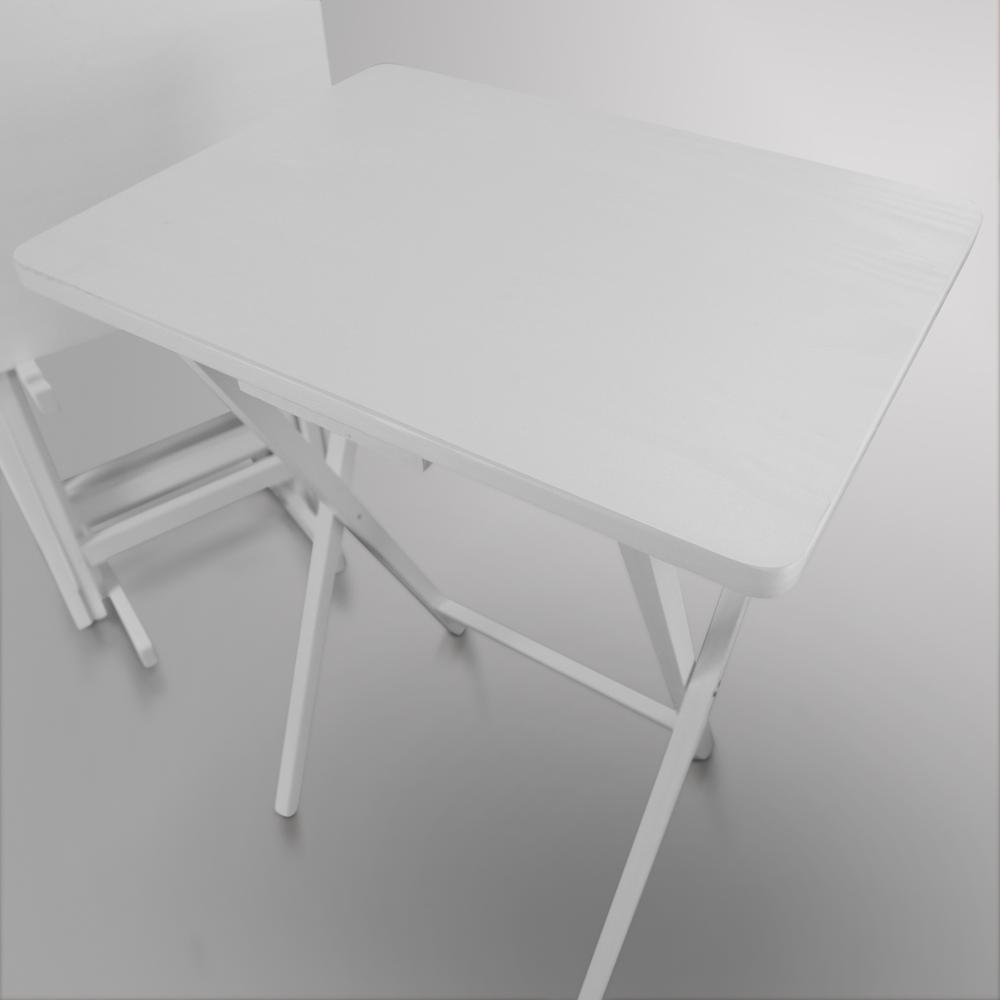 5pcs Tray Table Set - White