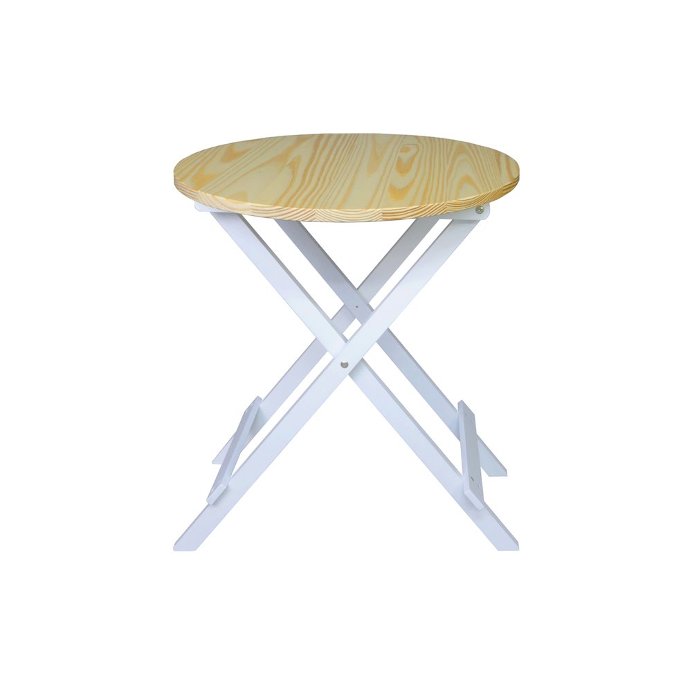 100% Solid Wood Round Folding Table