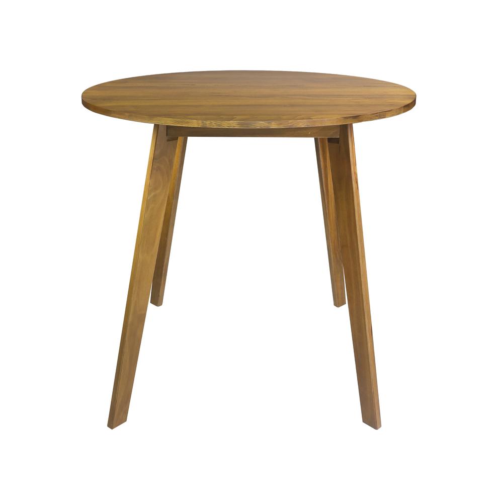 Genuine 36" Round Dining Table with Solid American Gum - Harvest Gold