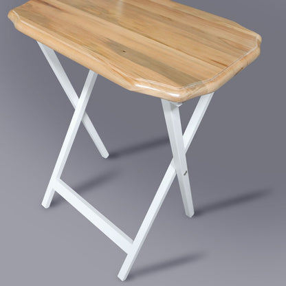 Medallion 2pcs Tray Table Set - Natural/White