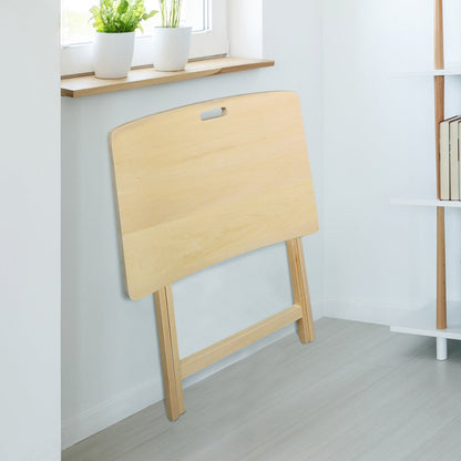 Arizona Folding Table with Solid Hardwood, Natural