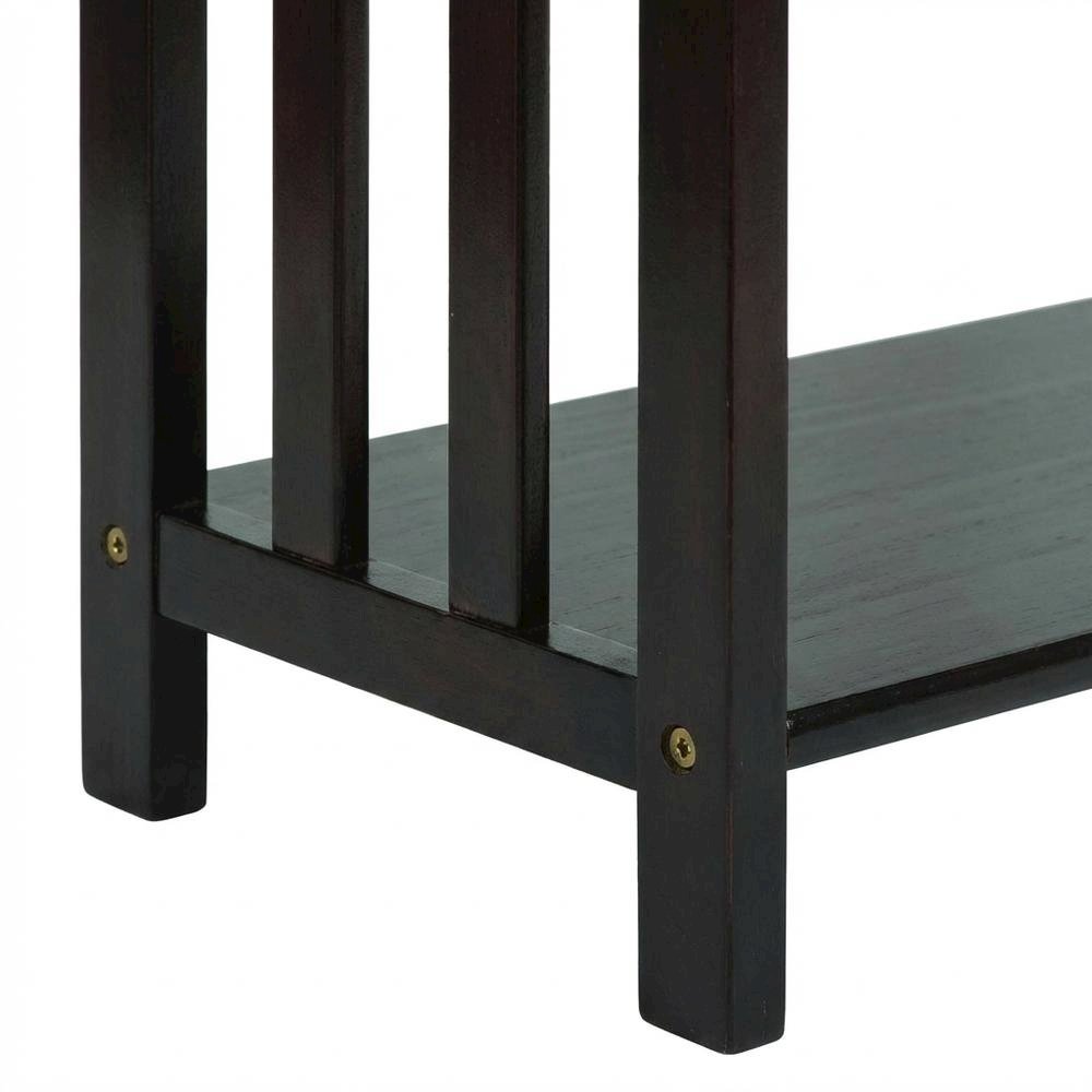 Wooden Bookcase with 29.5-inch Width and Open Shelving Design