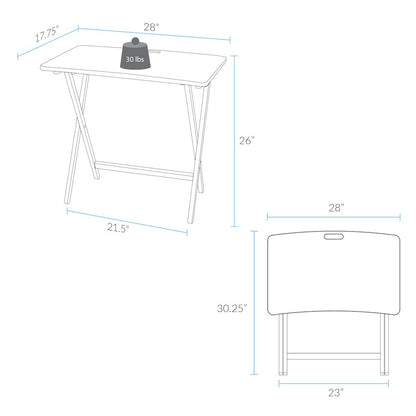 Arizona Folding Table with Solid Hardwood, Natural