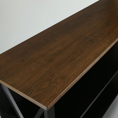 Ashford Console Table / TV Stand with Spacious Shelves, Top made with 100% Solid USA Cherry Wood