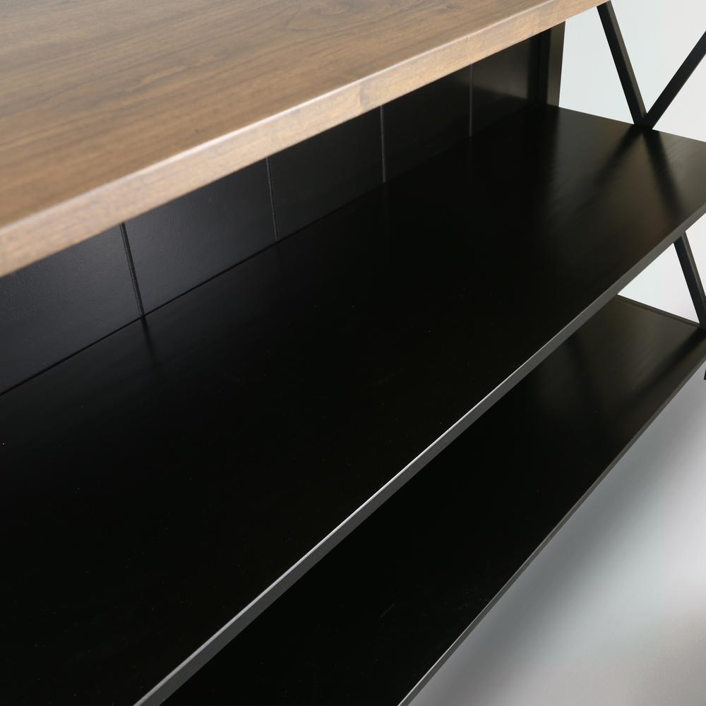 Ashford Console Table / TV Stand with Spacious Shelves, Top made with 100% Solid USA Cherry Wood