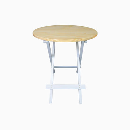 100% Solid Wood Round Folding Table