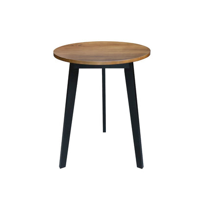 Three-Legged Round Side Modern Table with Solid American Hardwood Top