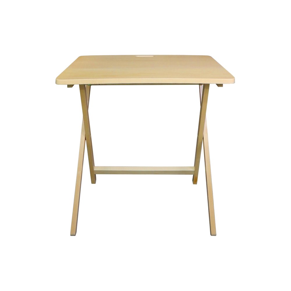 Arizona Folding Table with Solid Hardwood, Natural