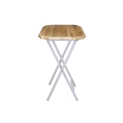 Medallion 2pcs Tray Table Set - Natural/White