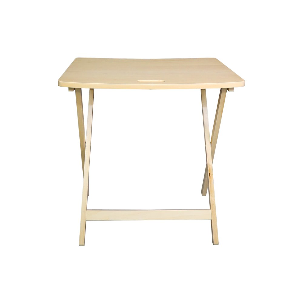 Arizona Folding Table with Solid Hardwood, Natural