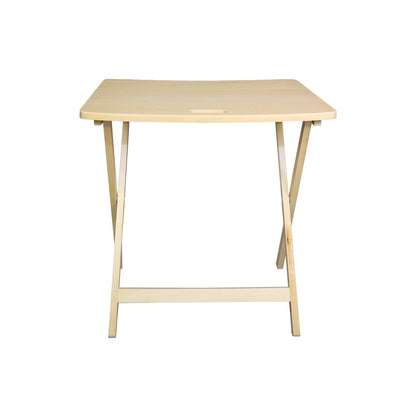 Arizona Folding Table with Solid Hardwood, Natural