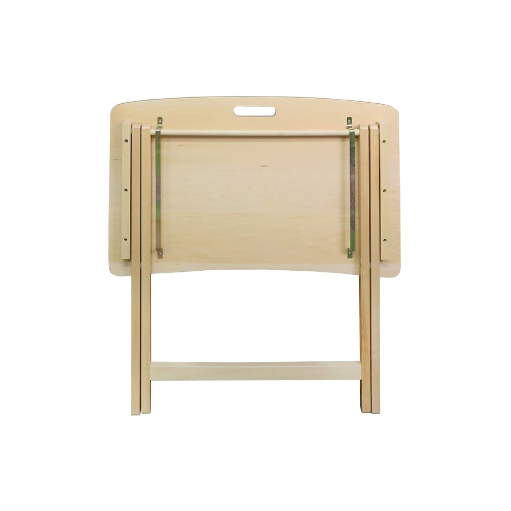 Arizona Folding Table with Solid Hardwood, Natural