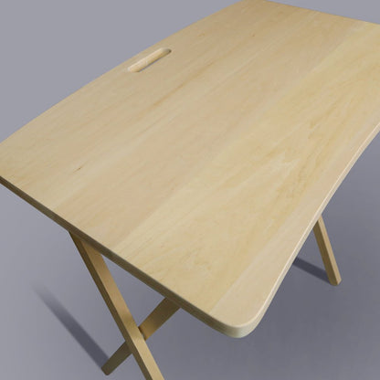 Arizona Folding Table with Solid Hardwood, Natural