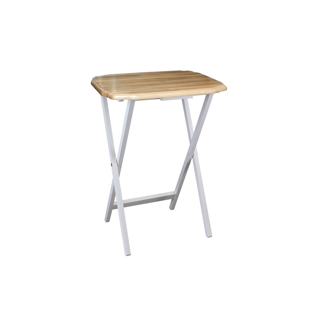 Medallion 2pcs Tray Table Set - Natural/White