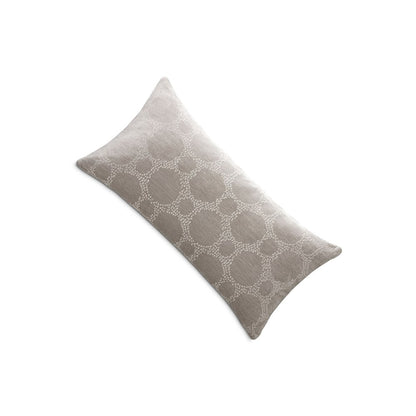 Moonbeam Heritage 13"x24" Oblong Chenille Pillow, Set of 2 - Natural