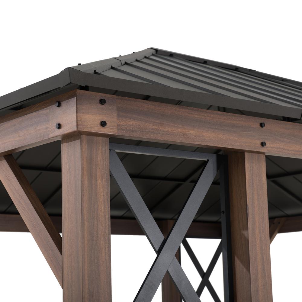 Sunjoy 13 x 15 ft Hardtop Gazebo