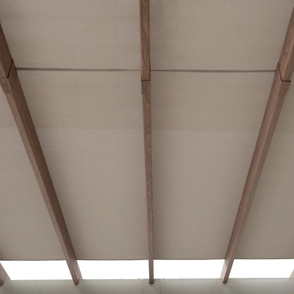 Sunjoy Delrey 12 x 14 ft. Pergola with Adjustable Canopy, Light Gray