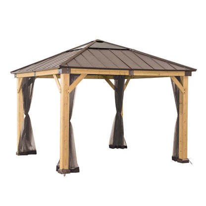 Universal Mosquito Netting for 9 × 9 ft Wood Framed Gazebos