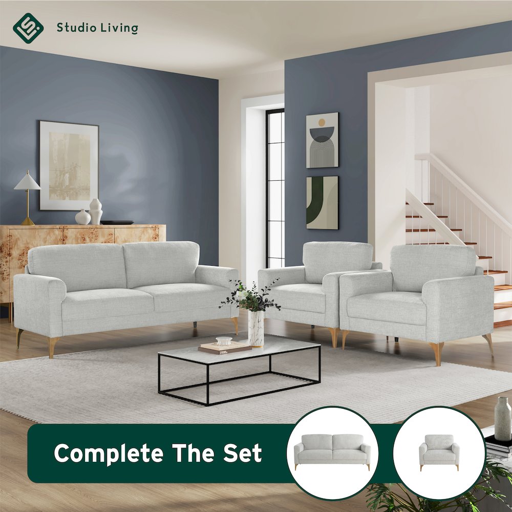 Mercer Sofa Ivory
