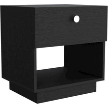 Paris Nightstand Black MDF