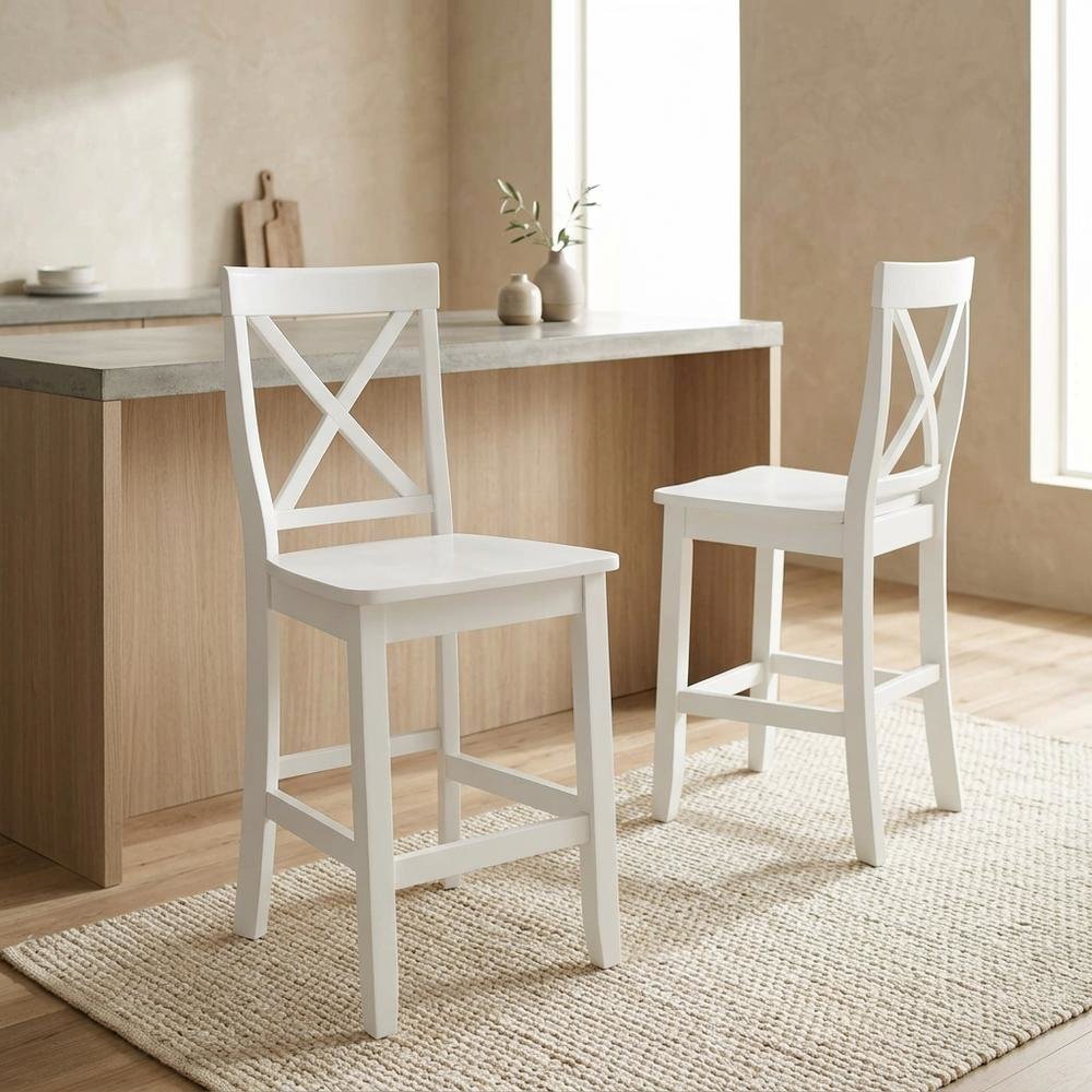 Counter Height Bar Stool Set in Sleek Style with Comfort Design
