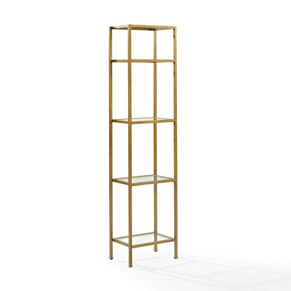 Aimee Narrow Etagere Bookcase