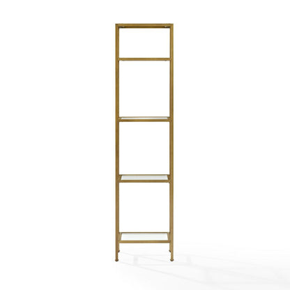 Aimee Narrow Etagere Bookcase