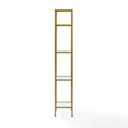 Aimee Narrow Etagere Bookcase