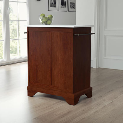 Lafayette Stone Top Portable Kitchen Island/Cart