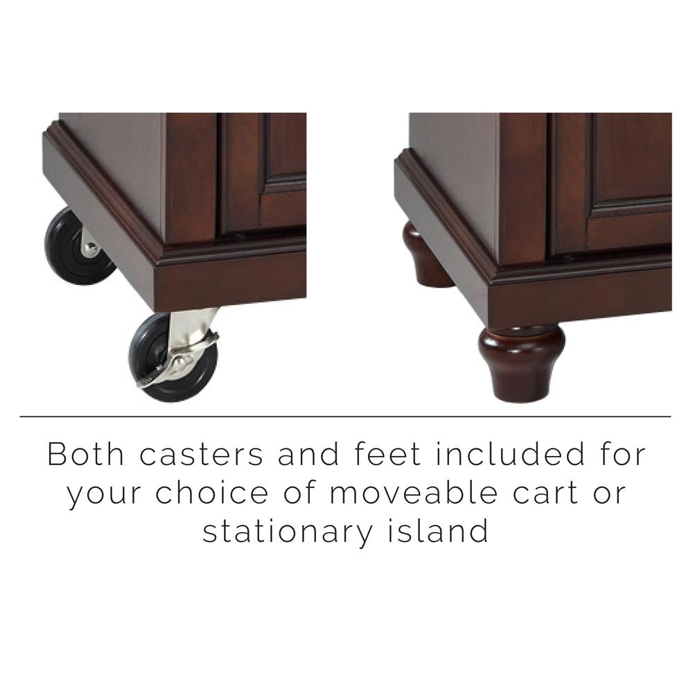Cambridge Stone Top Portable Kitchen Island/Cart