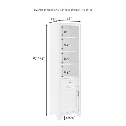 Tara 3-Piece Kitchen Storage Pantry Set - Pantry & 2 Linen Cabinets