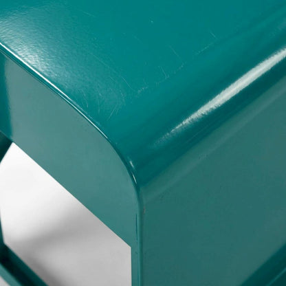 Turquoise Outdoor Sofa Glider with Comfortable Arm and Backrest