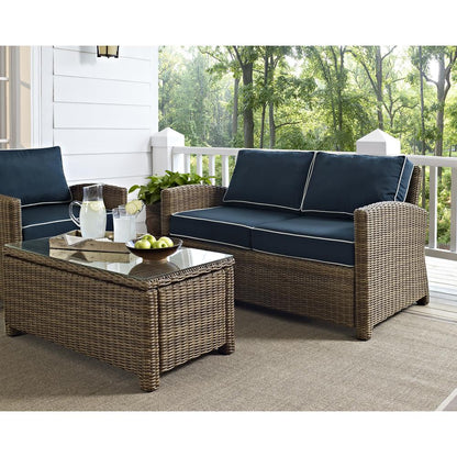 Bradenton Wicker Outdoor Loveseat