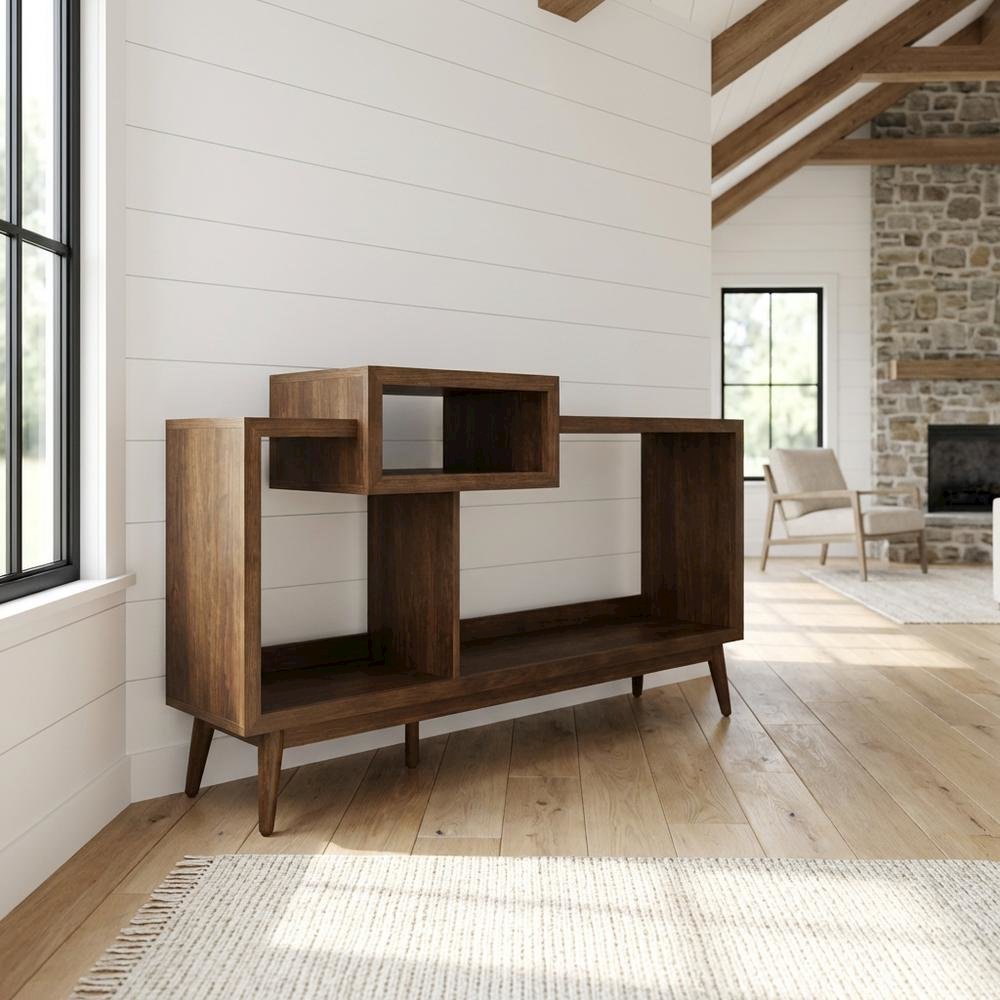 Stylish Record Player Stand with Vinyl Storage for Modern Living