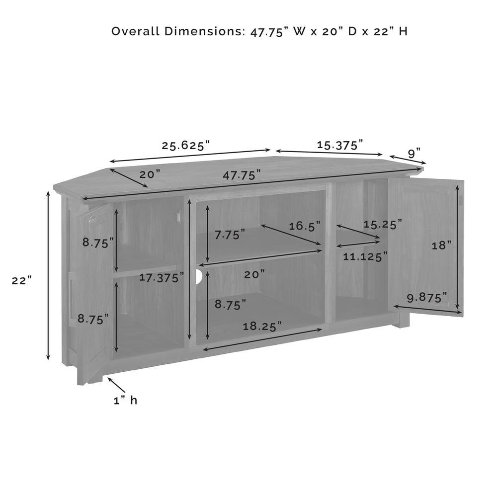 Camden Corner Tv Stand For 50+ Inch Tv