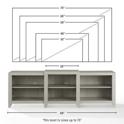 Ronin Low Profile Tv Stand For 75+ Inch Tv