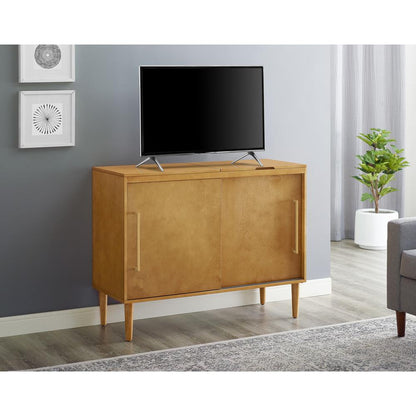 Everett Large Record Player Cabinet With Vinyl Storage